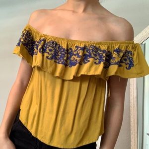 Off the shoulder top